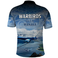 New Zealand Wanaka Air Show Polo Shirt With Maori Pattern