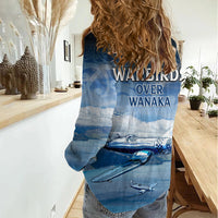 New Zealand Wanaka Air Show Women Casual Shirt With Maori Pattern
