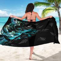 New Zealand Marathon Sarong Silver Fern Paua Shell Simple Style