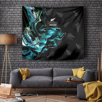 New Zealand Marathon Tapestry Silver Fern Paua Shell Simple Style