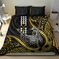 Hawaii King Kamehameha The Great Bedding Set Gold Tribal Tattoo