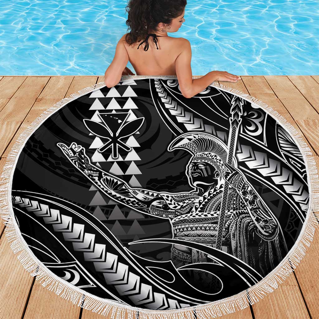 Hawaii King Kamehameha The Great Beach Blanket Black Tribal Tattoo