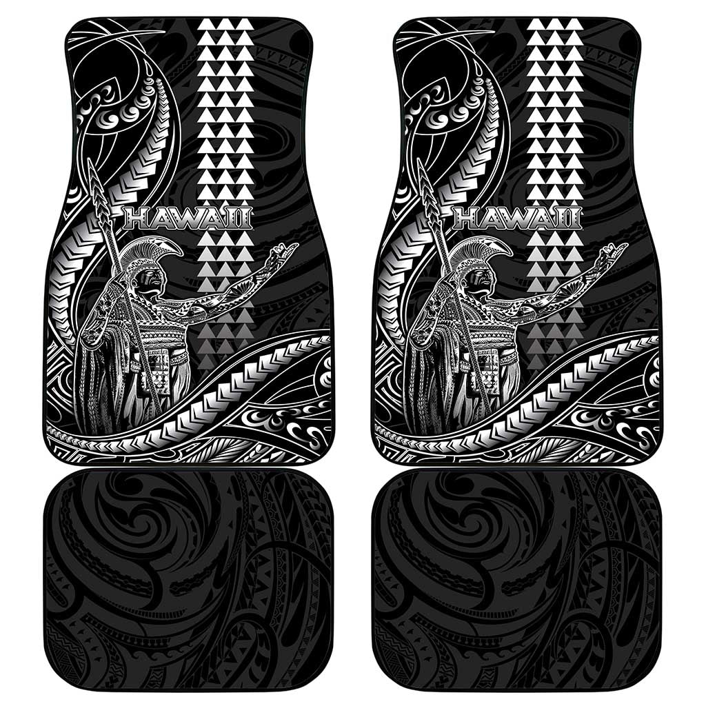Hawaii King Kamehameha The Great Car Mats Black Tribal Tattoo