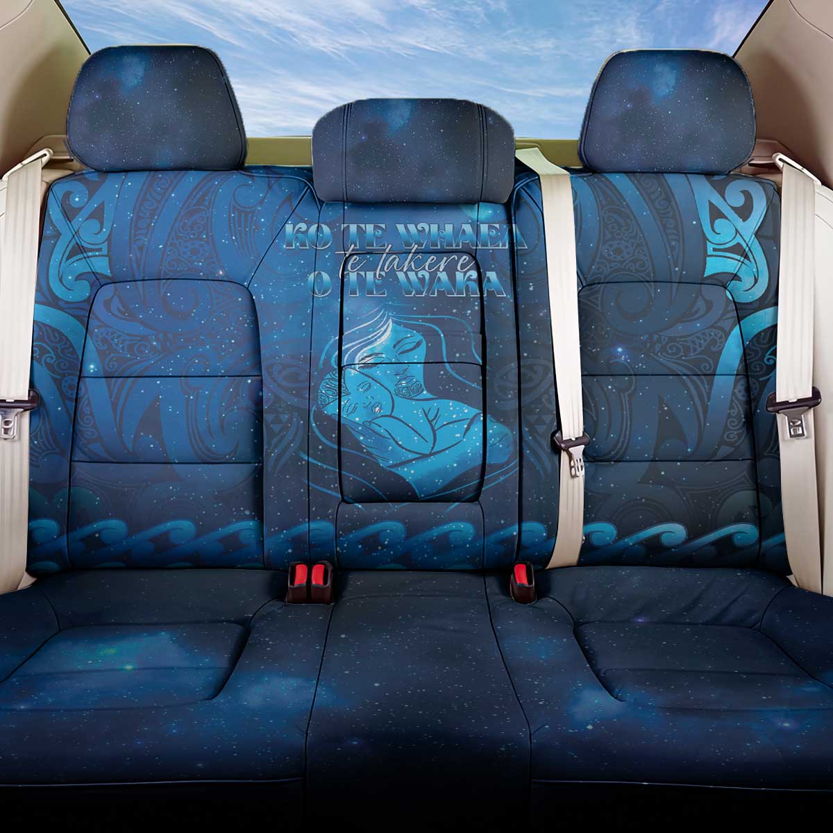 New Zealand Mother's Day Back Car Seat Cover Ko Te Whaea Te Takere O Te Waka