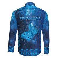Personalised New Zealand Mother's Day Family Matching Mermaid Dress and Hawaiian Shirt Ko Te Whaea Te Takere O Te Waka LT05 - Polynesian Pride