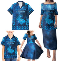 Personalised New Zealand Mother's Day Family Matching Puletasi and Hawaiian Shirt Ko Te Whaea Te Takere O Te Waka LT05 - Polynesian Pride