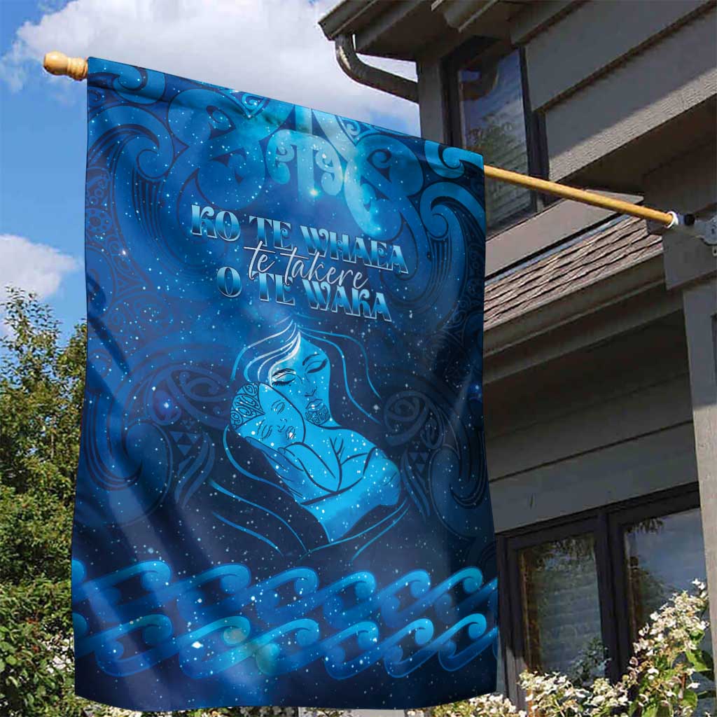 New Zealand Mother's Day Garden Flag Ko Te Whaea Te Takere O Te Waka