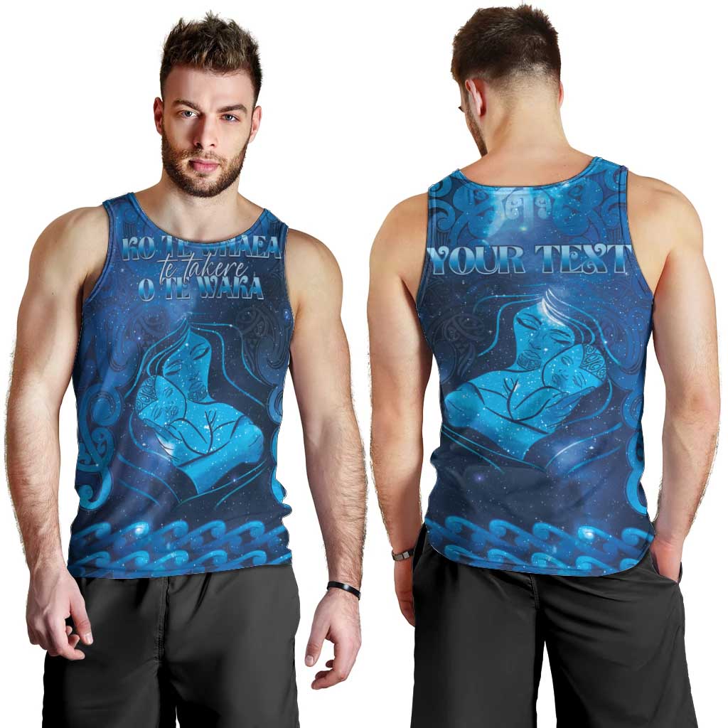Personalised New Zealand Mother's Day Men Tank Top Ko Te Whaea Te Takere O Te Waka