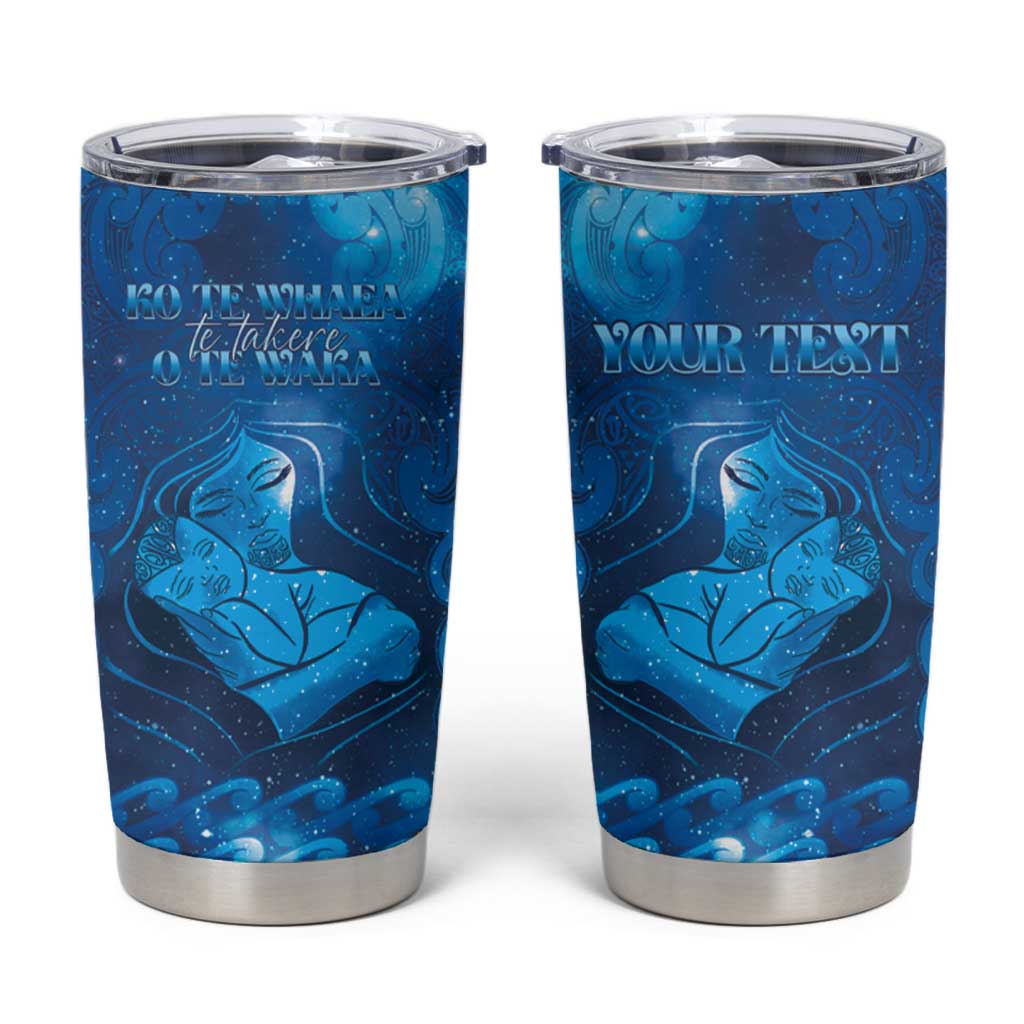 Personalised New Zealand Mother's Day Tumbler Cup Ko Te Whaea Te Takere O Te Waka