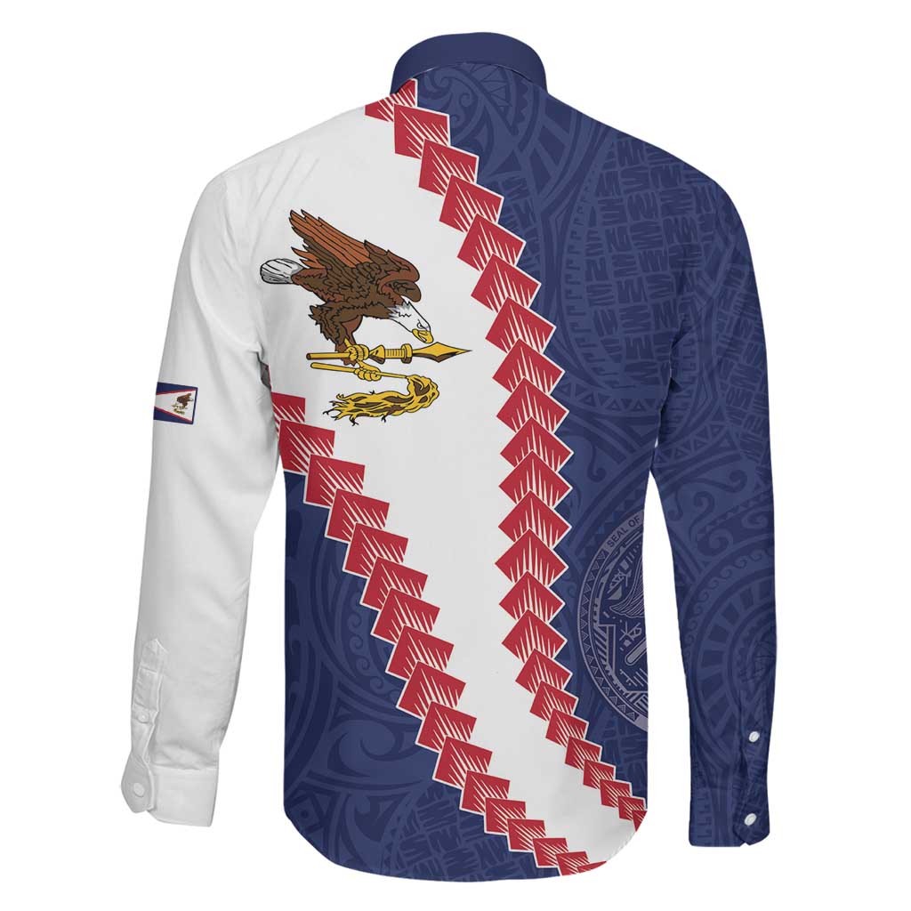 American Samoa Eagle Family Matching Mermaid Dress and Hawaiian Shirt Polynesian Tribal Pattern Curve Style