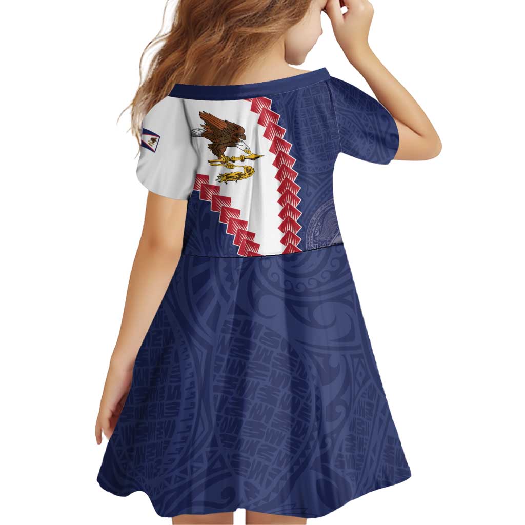 American Samoa Eagle Family Matching Short Sleeve Bodycon Dress and Hawaiian Shirt Polynesian Tribal Pattern Curve Style