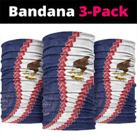 American Samoa Eagle Neck Gaiter Polynesian Tribal Pattern Curve Style