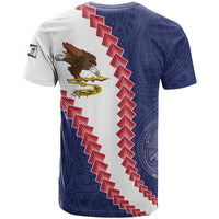 American Samoa Eagle T Shirt Polynesian Tribal Pattern Curve Style