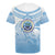 Micronesia Constitution Day Rugby Jersey Polynesian Tribal Tattoo Simple Style