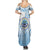 Micronesia Constitution Day Summer Maxi Dress Polynesian Tribal Tattoo Simple Style