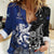 New Zealand And Scotland Rugby Custom Women Casual Shirt Maori Tiki With Thistle Together