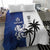 Fiji And Scotland Rugby Bedding Set Fijian Palm Tree With Thistle Together
