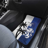 Fiji And Scotland Rugby Car Mats Fijian Palm Tree With Thistle Together