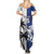 Fiji And Scotland Rugby Custom Family Matching Summer Maxi Dress and Hawaiian Shirt Fijian Palm Tree With Thistle Together