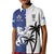 Fiji And Scotland Rugby Custom Kid Polo Shirt Fijian Palm Tree With Thistle Together