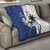 Fiji And Scotland Rugby Quilt Fijian Palm Tree With Thistle Together