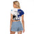 Fiji And Scotland Rugby Custom Raglan Cropped T Shirt Fijian Palm Tree With Thistle Together