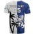 Fiji And Scotland Rugby Custom T Shirt Fijian Palm Tree With Thistle Together