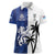 Fiji And Scotland Rugby Custom Women Polo Shirt Fijian Palm Tree With Thistle Together
