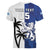 Fiji And Scotland Rugby Custom Women V-Neck T-Shirt Fijian Palm Tree With Thistle Together
