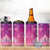 New Zealand Matariki 4 in 1 Can Cooler Tumbler Maori Marae Purple Galaxy