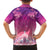 New Zealand Matariki Family Matching Long Sleeve Bodycon Dress and Hawaiian Shirt Maori Marae Purple Galaxy