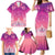 New Zealand Matariki Family Matching Mermaid Dress and Hawaiian Shirt Maori Marae Purple Galaxy