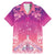 New Zealand Matariki Family Matching Mermaid Dress and Hawaiian Shirt Maori Marae Purple Galaxy