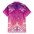 New Zealand Matariki Family Matching Mermaid Dress and Hawaiian Shirt Maori Marae Purple Galaxy
