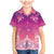 New Zealand Matariki Family Matching Mermaid Dress and Hawaiian Shirt Maori Marae Purple Galaxy