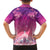New Zealand Matariki Family Matching Short Sleeve Bodycon Dress and Hawaiian Shirt Maori Marae Purple Galaxy