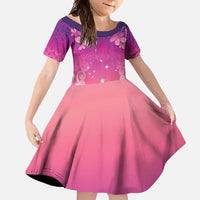 New Zealand Matariki Family Matching Tank Maxi Dress and Hawaiian Shirt Maori Marae Purple Galaxy
