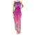 New Zealand Matariki Family Matching Tank Maxi Dress and Hawaiian Shirt Maori Marae Purple Galaxy