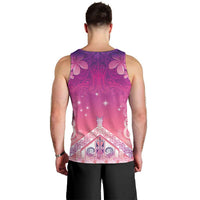 New Zealand Matariki Men Tank Top Maori Marae Purple Galaxy