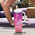 New Zealand Matariki Tumbler With Handle Maori Marae Purple Galaxy