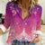 New Zealand Matariki Women Casual Shirt Maori Marae Purple Galaxy