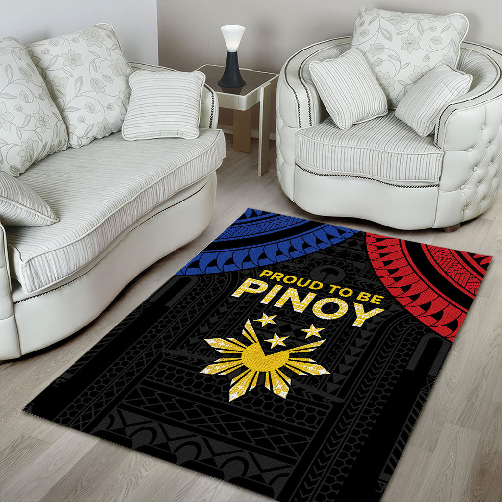 Philippines Independence Day Area Rug Proud To Be Pinoy
