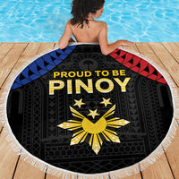 Philippines Independence Day Beach Blanket Proud To Be Pinoy