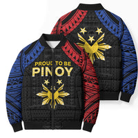 Philippines Independence Day Bomber Puffer Jacket Proud To Be Pinoy
