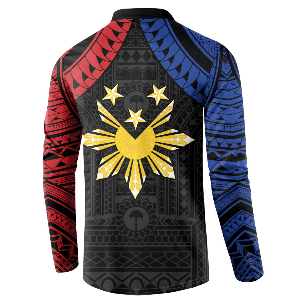 Philippines Independence Day Button Sweatshirt Proud To Be Pinoy