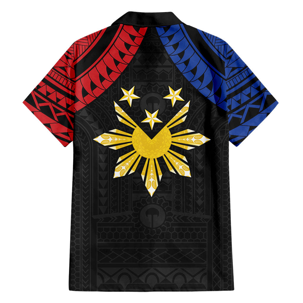 Philippines Independence Day Family Matching Off Shoulder Maxi Dress and Hawaiian Shirt Proud To Be Pinoy LT05 - Polynesian Pride