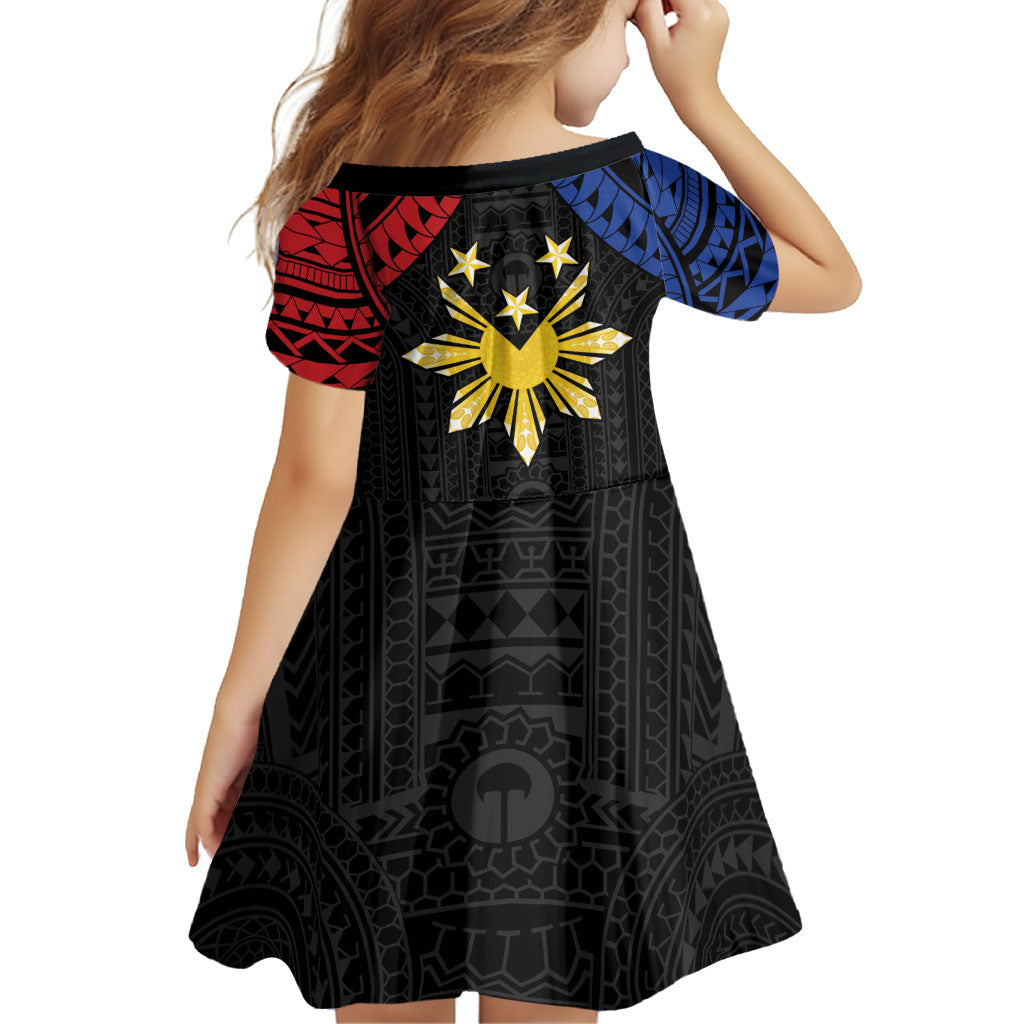 Philippines Independence Day Family Matching Short Sleeve Bodycon Dress and Hawaiian Shirt Proud To Be Pinoy LT05 - Polynesian Pride