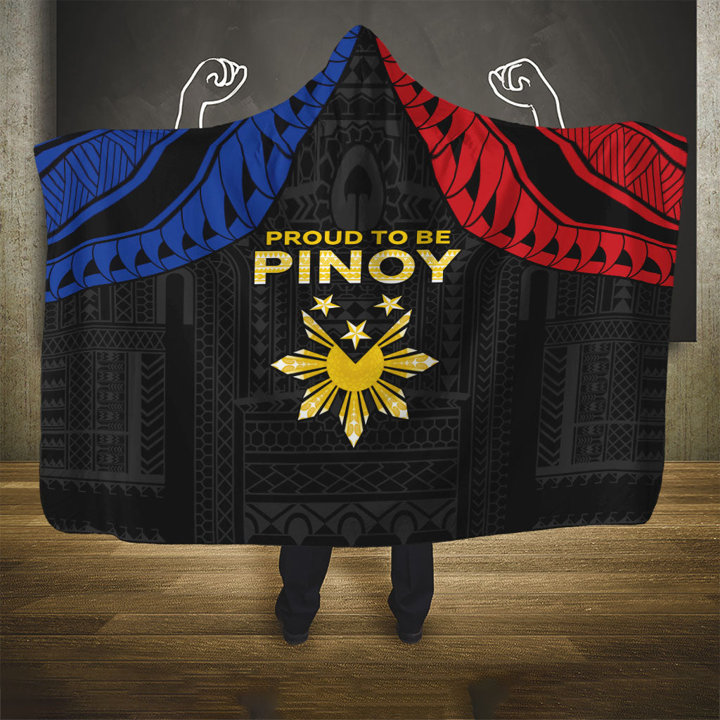 Philippines Independence Day Hooded Blanket Proud To Be Pinoy