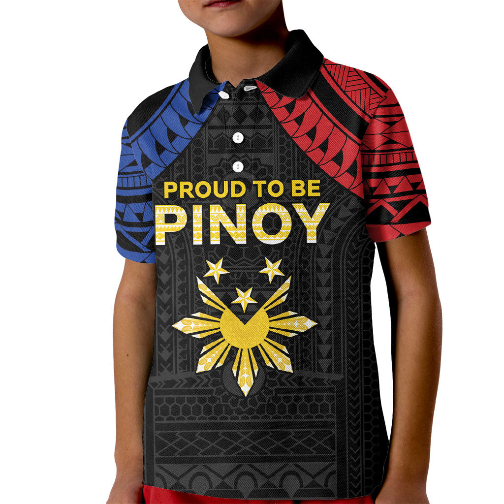 Philippines Independence Day Kid Polo Shirt Proud To Be Pinoy