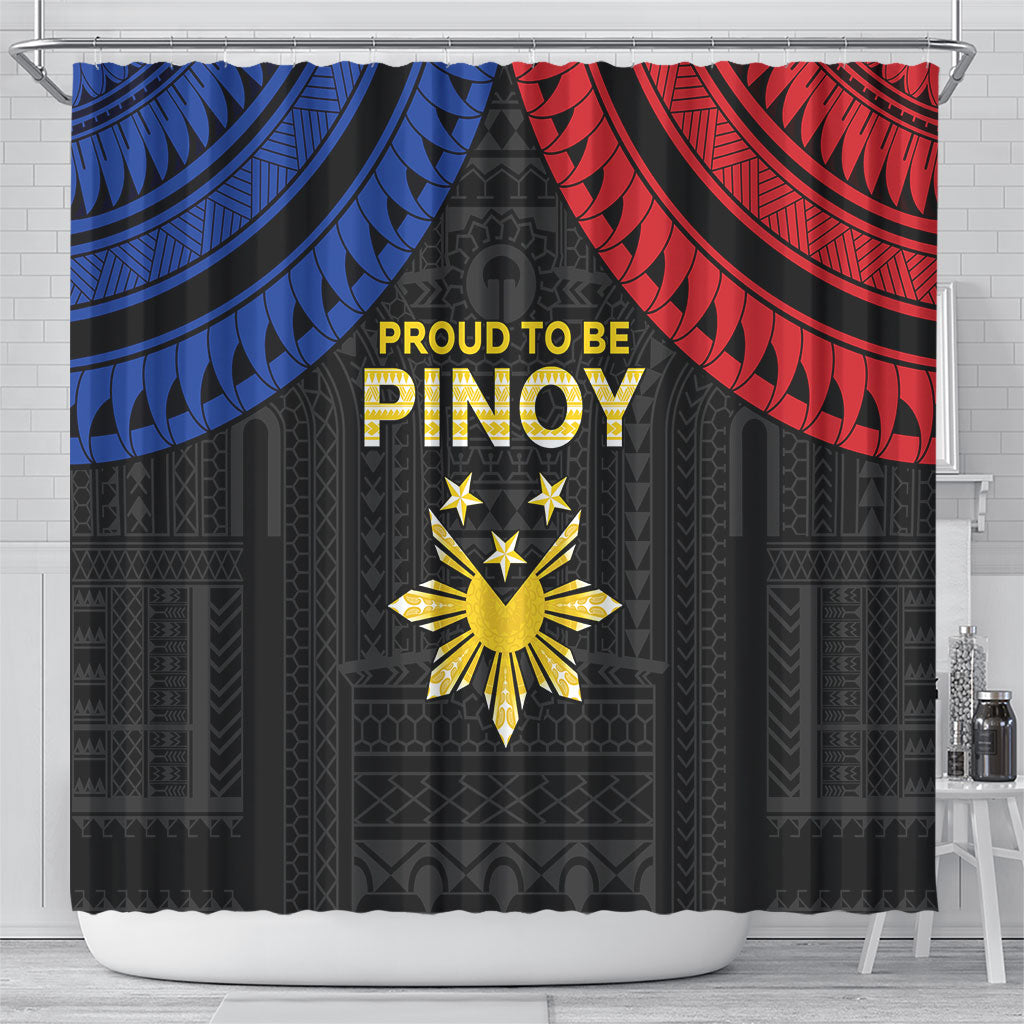 Philippines Independence Day Shower Curtain Proud To Be Pinoy